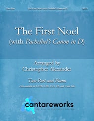 The First Noel Two-Part choral sheet music cover Thumbnail